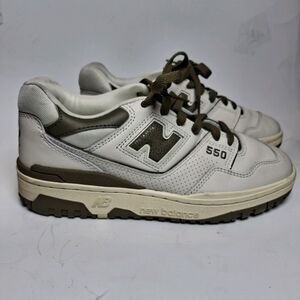 Aime Leon Dore New Balance 550 Sneaker Shoe White Olive Men US 7 BB550ADI